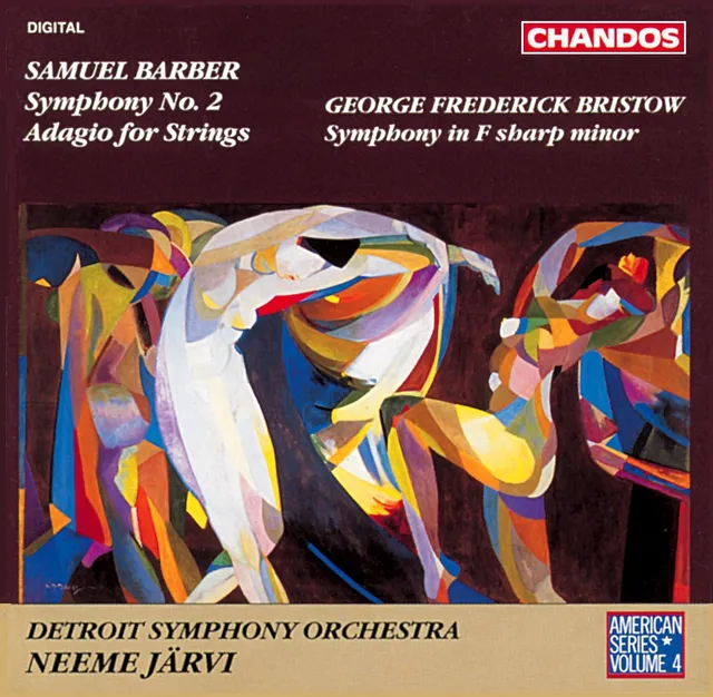 Barber: Symphony no. 2 / Adagio for Strings / Bristow: Symphony in F-sharp minor 封面