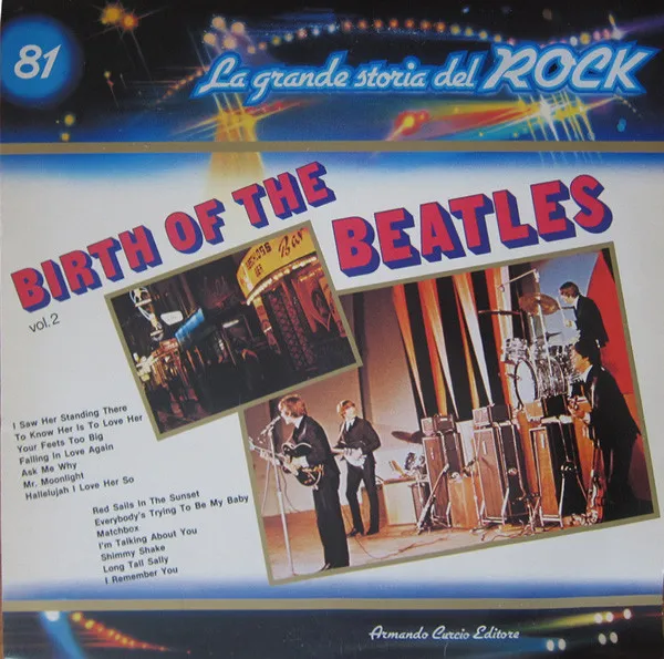 Birth of the Beatles, Vol. 2 (La grande storia del rock) 封面
